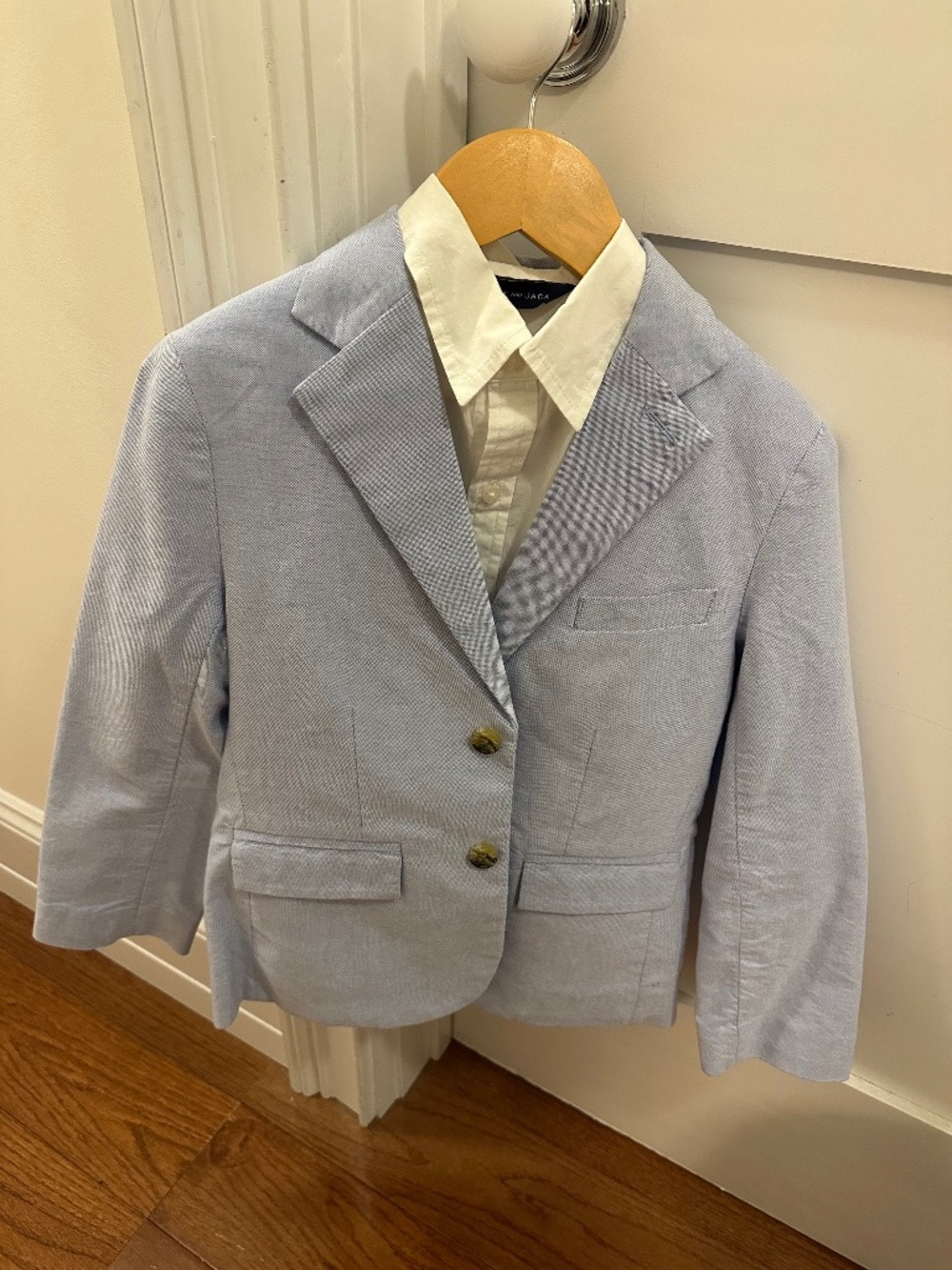 Jamie & Jack boys light blue suit and dress shirt